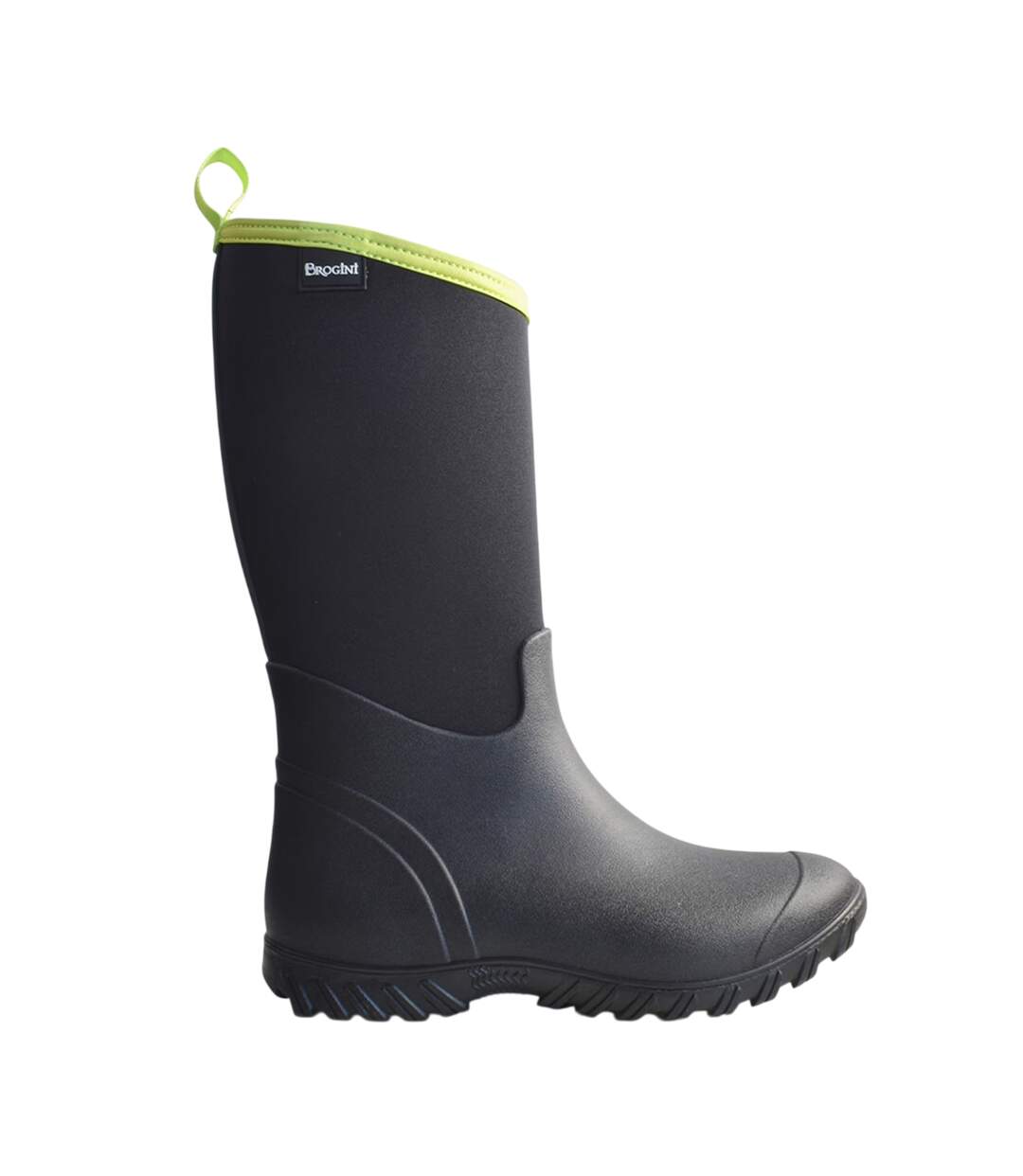 Bottines Mi-mollets Motif/style Logo Belmont Femme Noir Vert Clair Vif Brogini-1