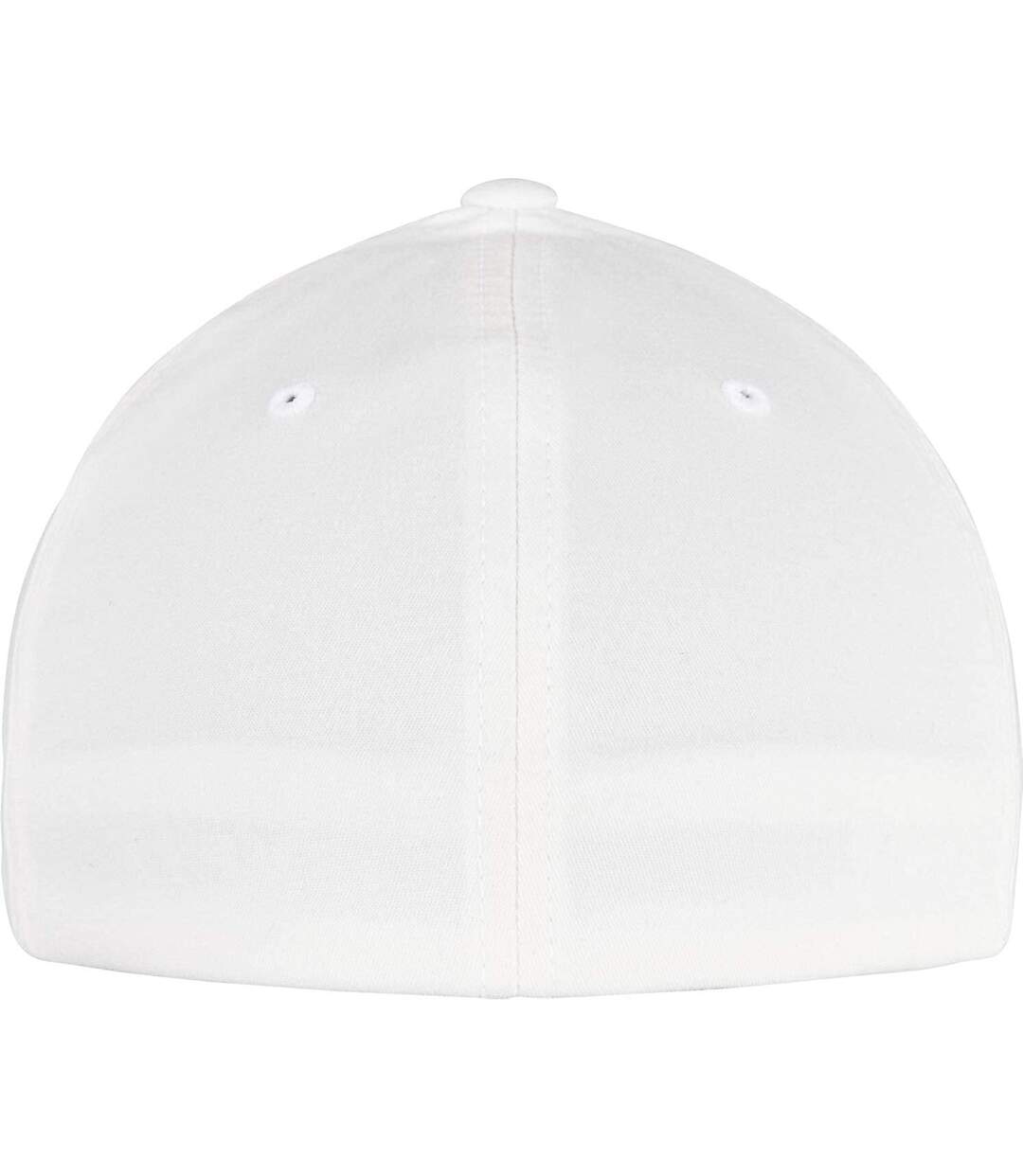 Casquette de baseball alpha shape adulte blanc Flexfit-2