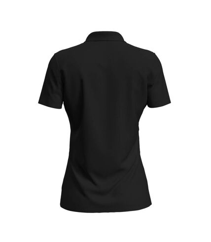 Womens/ladies primegreen performance polo shirt black Adidas