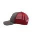 Casquette style trucker rapper mixte gris / rouge Atlantis