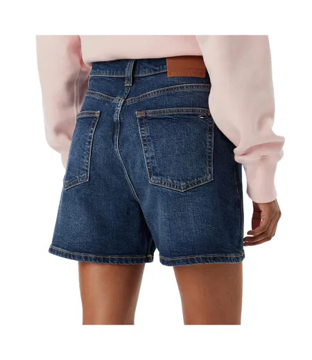 Short en jean bleu femme tommy hilfiger mom 12