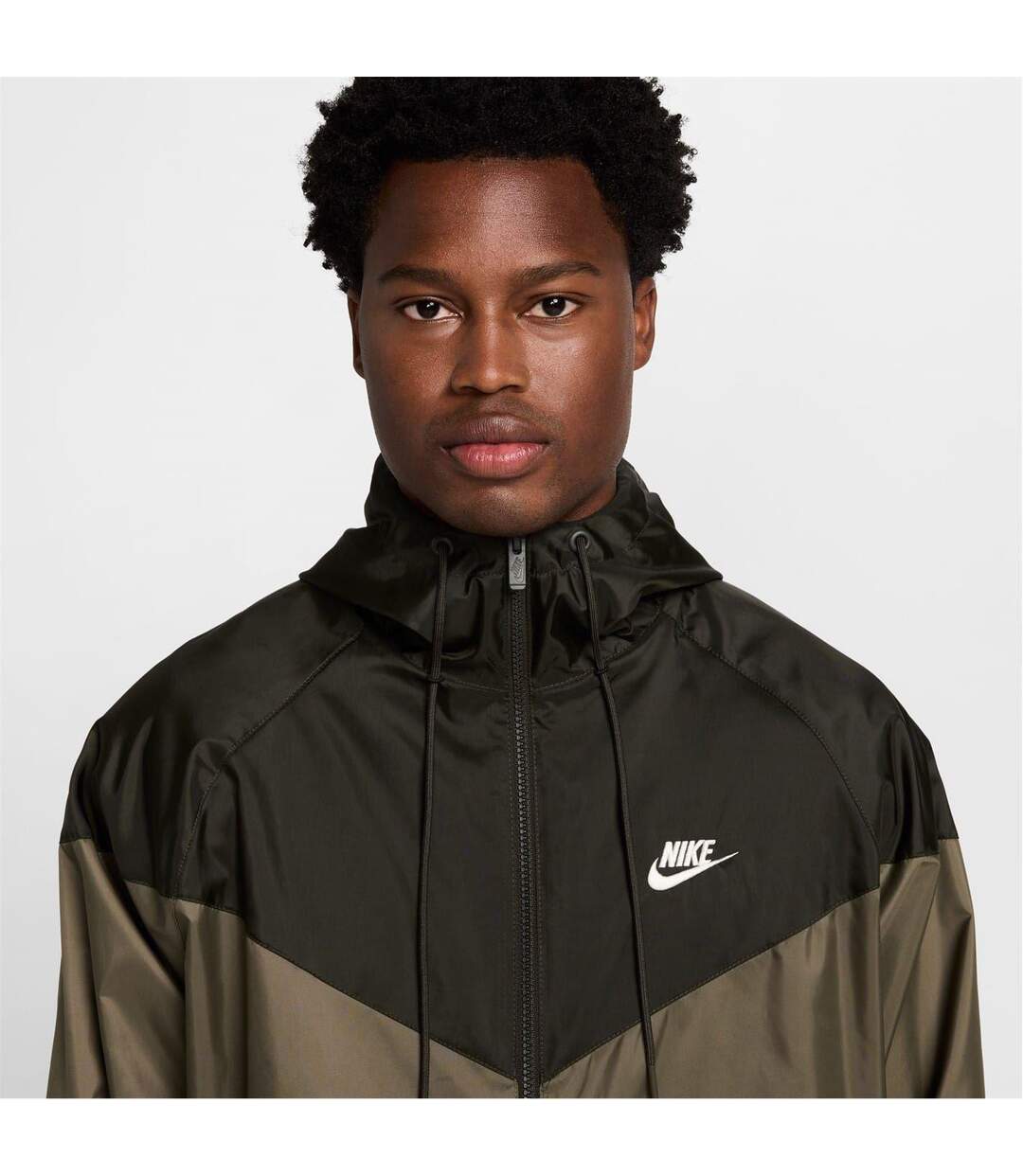 Veste Coupe-vent Homme Kaki Noir Nike-3