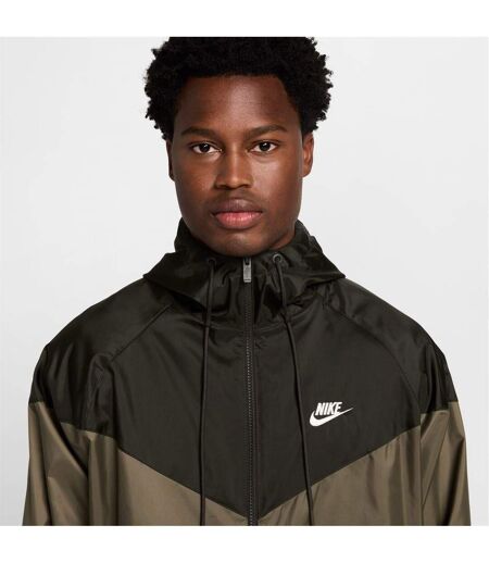 Veste Coupe-vent Homme Kaki Noir Nike