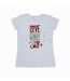 Disney T-shirt en coton Femmes/Dames The Aristocats Marie Love Peace Joy (Blanc) - UTBI8377-1