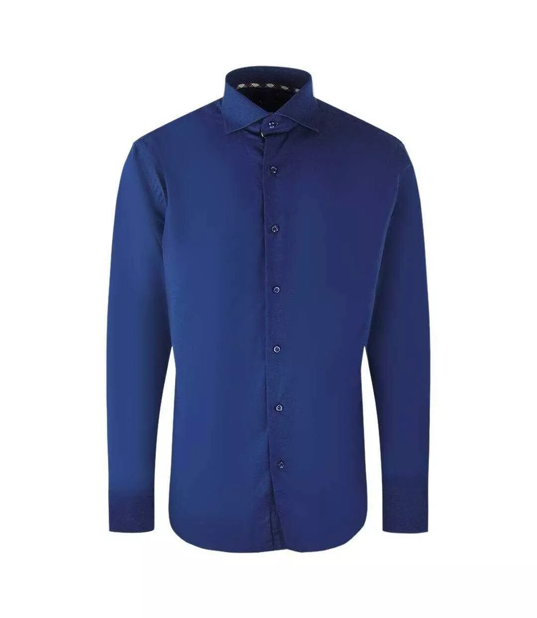Chemise Manches Longues Motif/style Logo Homme Bleu Marine Aquascutum-1