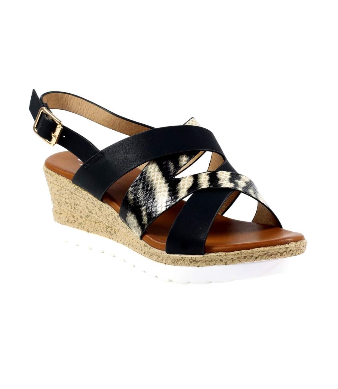 Sandales Robinson Femme Noir Lunar-1