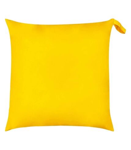 Housse de coussin d´extérieur taille unique jaune Furn