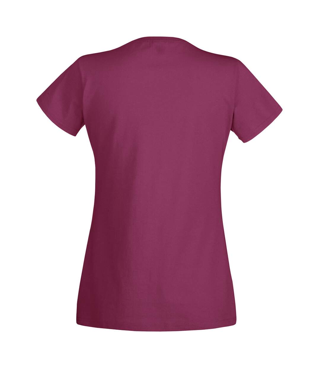 T-shirts manches courtes femmes bordeaux Fruit of the Loom