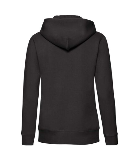 Sweat À Capuche Premium Sweat Femme Noir Fruit Of The Loom
