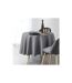 Nappe Ronde Imprimée Art Chic 180cm Anthracite-2