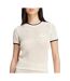 T-Shirt beige/noir femme adidas jd1076-1