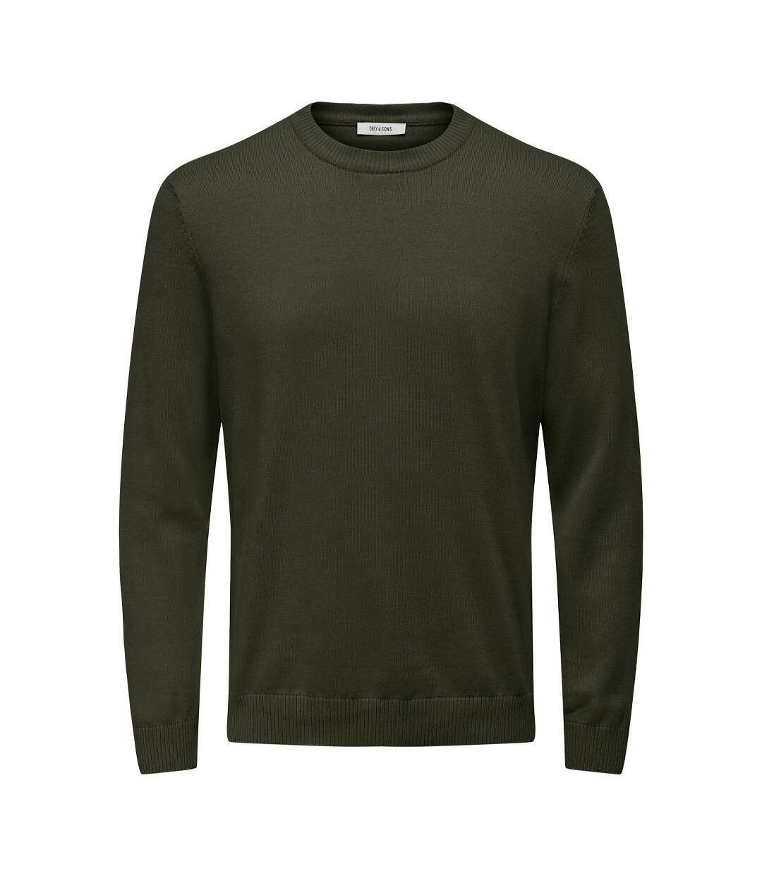 Pull kaki homme only & sons holger-1