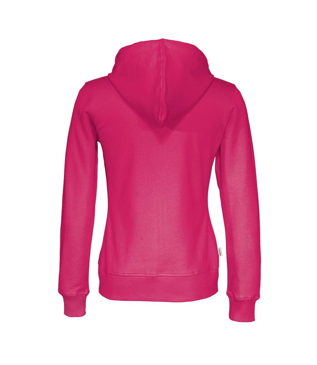 Womens/ladies full zip hoodie dark cerise Cottover