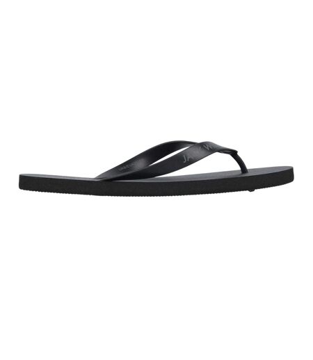 Unisex Adult Rubber Casual Flat Flip Flops Black Jack Wills