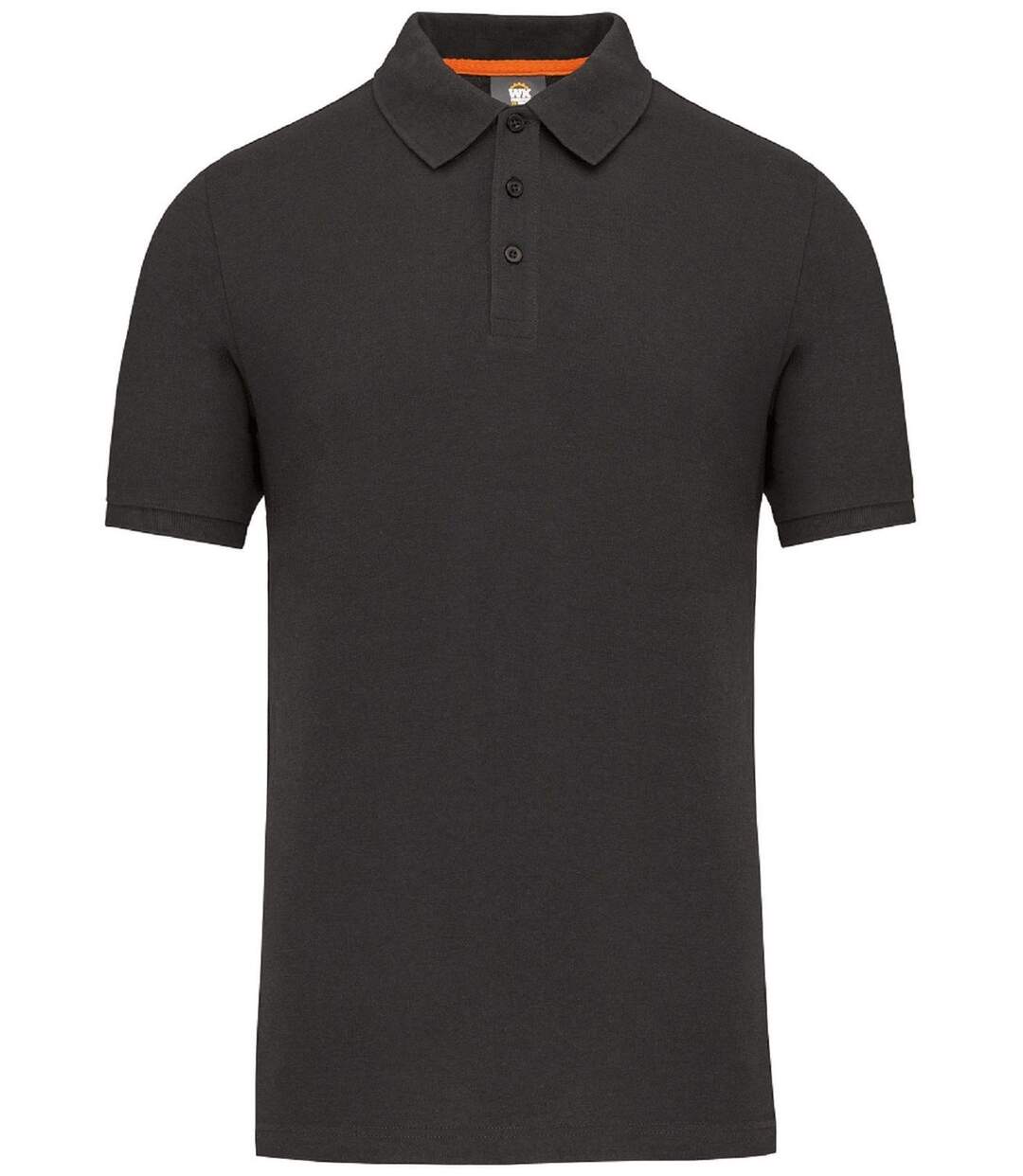 Polo de travail écoresponsable - Homme - WK207 - gris foncé