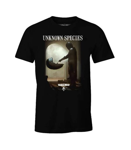T-shirt Unknown Specie Homme Noir Star Wars The Mandalorian