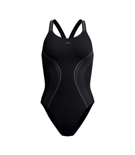 Maillot De Bain 1 Pièce Motif/style Imprimé Femme Noir Speedo