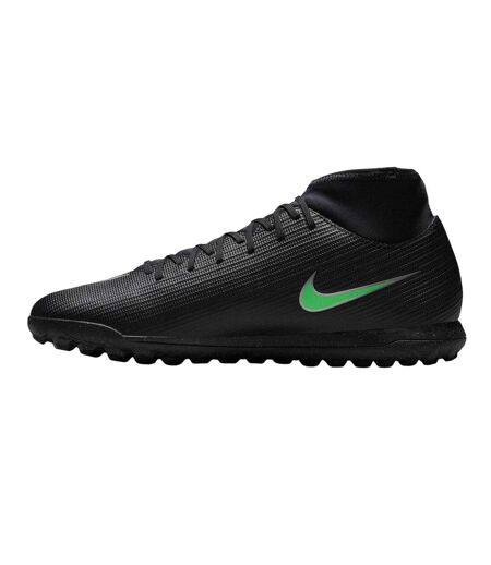 Chaussures De Foot Pour Terrain Artificiel Coupe Cintrée Mercurial Club Homme Noir Vert Nike