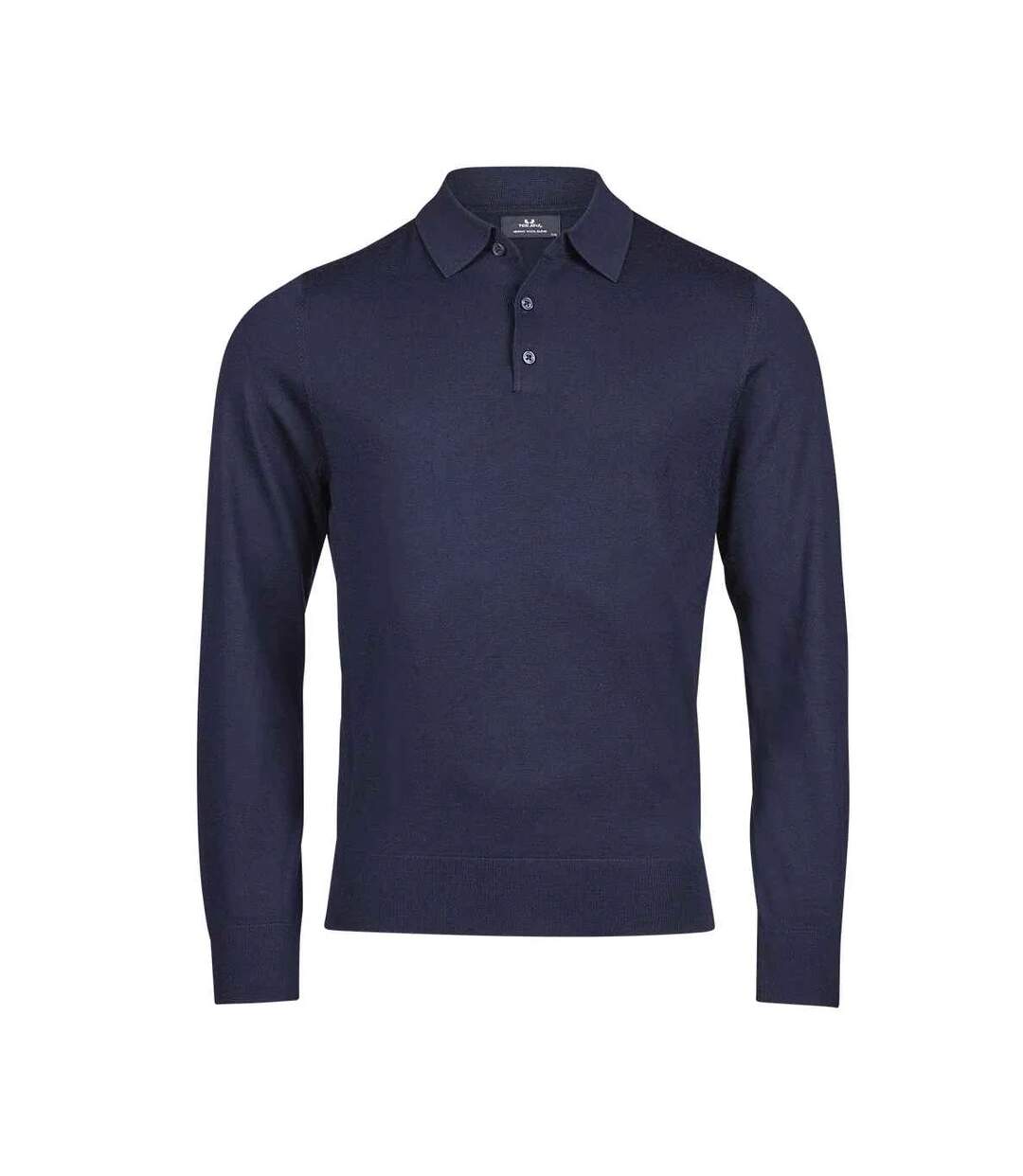 Polo Manches Longues Homme Bleu Marine Tee Jays-1