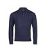 Polo Manches Longues Homme Bleu Marine Tee Jays-1