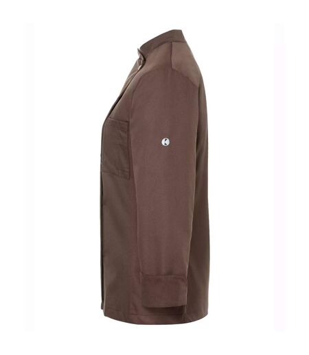 Womens/ladies Larissa Chef Jacket Light Brown Karlowsky
