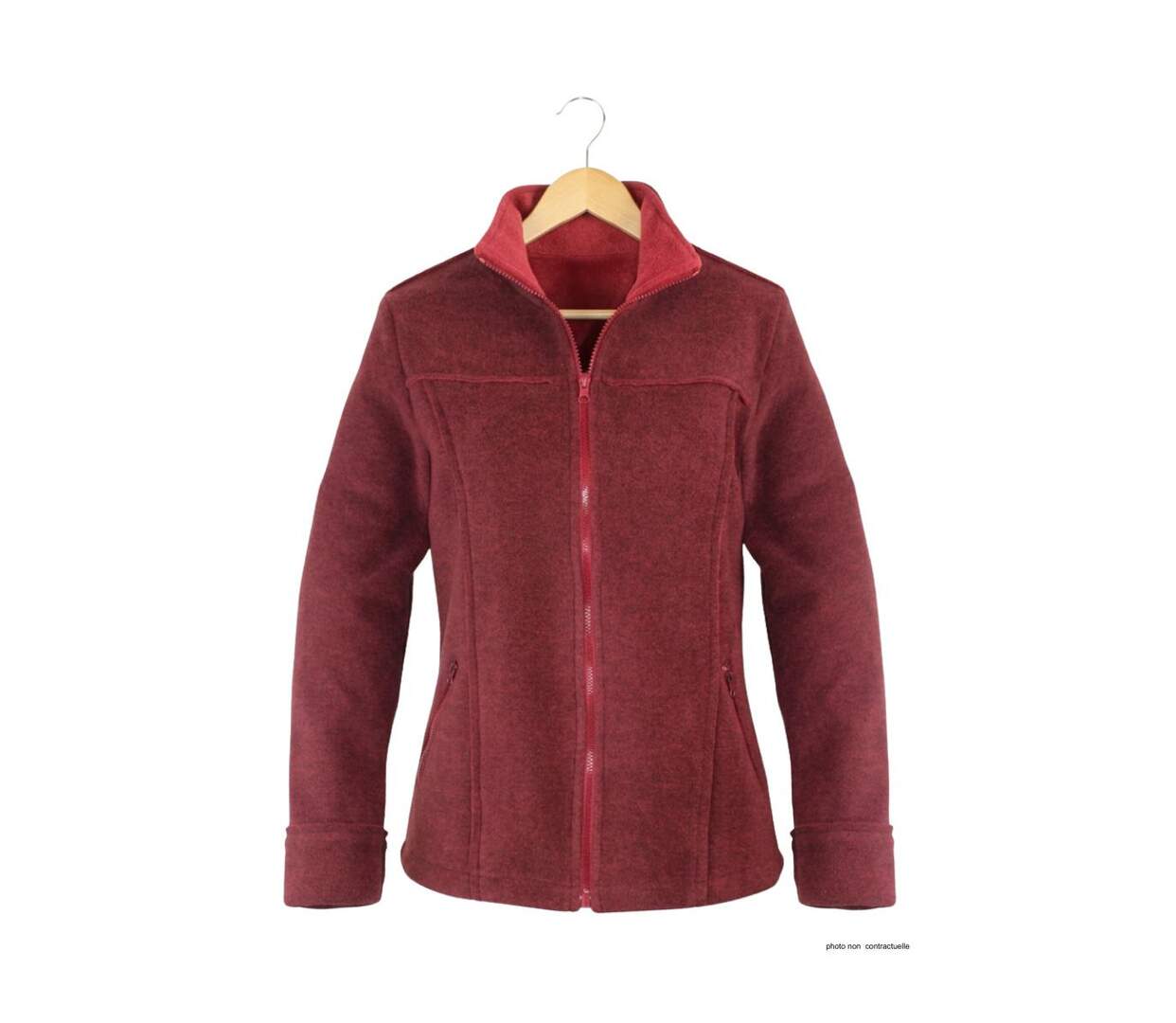 Veste Zippée Femme RIGA1B Bordeaux - Chaleur & Élégance (Mayflower)-2