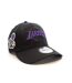 Casquette Noir/Violet Homme New Era Side Patch Los Angeles Lakers - OSFM