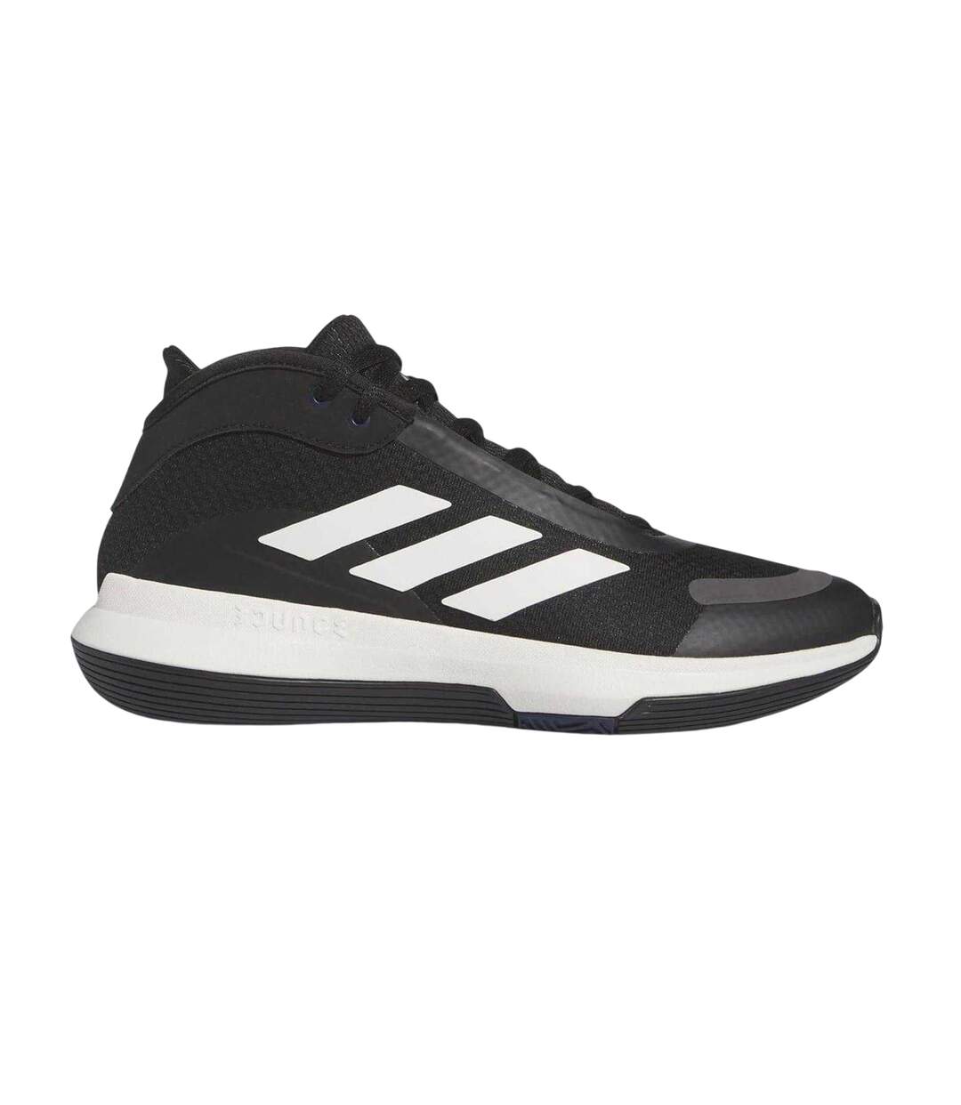 Mens Bounce Legends Logo Trainers Black White Charcoal Adidas-1