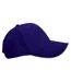 Beechfield Adults Unisex Athleisure Cotton Baseball Cap (Pack of 2) (Purple/White) - UTBC4243