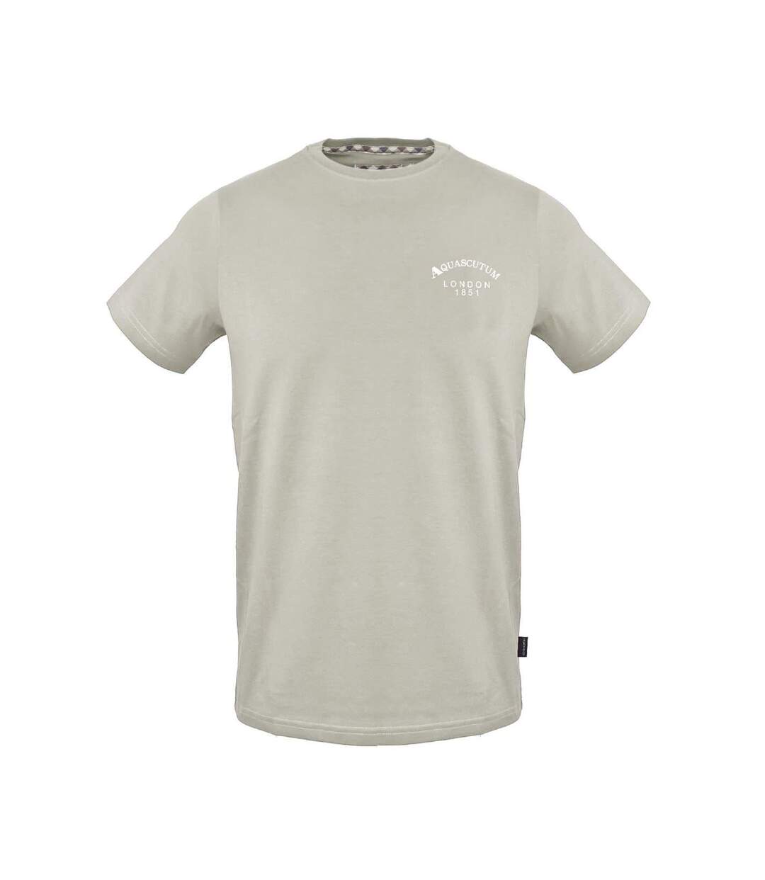 Mens Regular T-shirt Grey Aquascutum-1