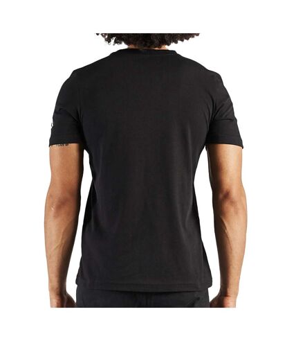 T-shirt Noir Homme Kappa Logo Fromen Slim