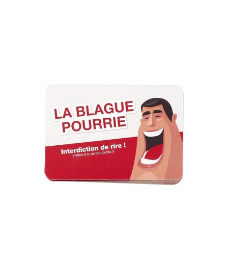 Jeu des Blagues Pourries 50 Cartes 9cm Rouge