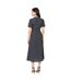 Robe mi-longue femme noir Dorothy Perkins-2