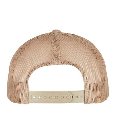 Casquette Trucker Motif/style Rétro Adulte Brun Clair Flexfit