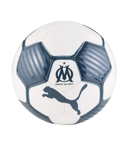 OM Mini Ballon Blanc/Bleu Puma 084435-11 - Taille unique