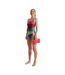 Maillot De Bain 1 Pièce Placement Femme Rouge Vert Speedo-1