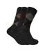 3 Paires Chaussettes Homme Laine à Motifs Losanges-1