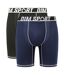 Lot de 2 Boxers Long Microfibre Sport