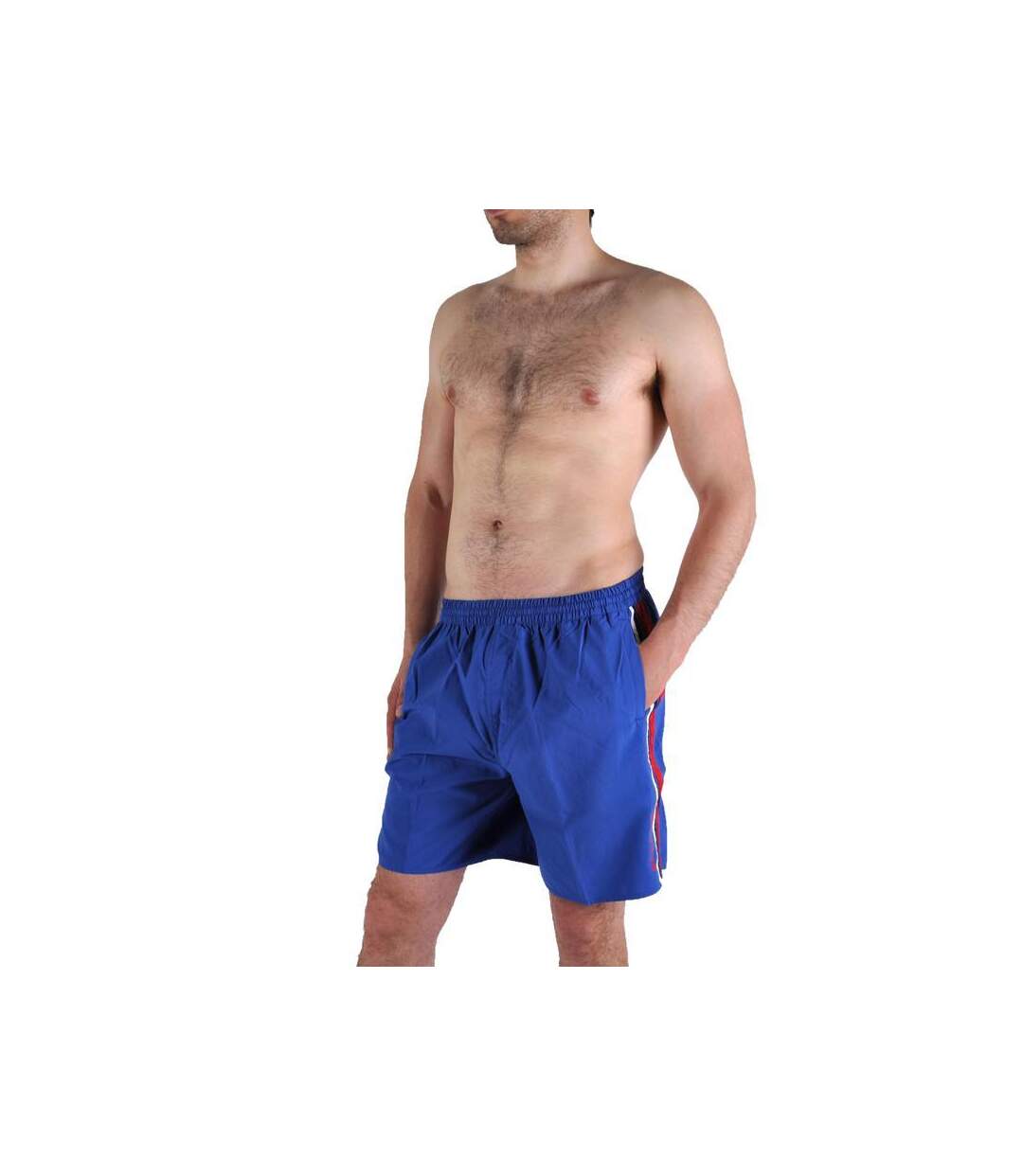 Short de bain Speedo New Champion Bleu   Rouge