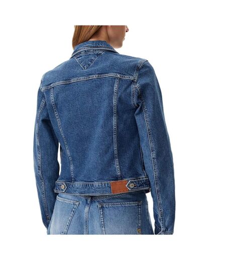 Veste en jean bleu femme tommy hilfiger vivianne skn - l