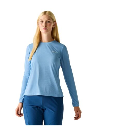 T-shirt Manches Longues Mindo Femme Bleu Denim Regatta