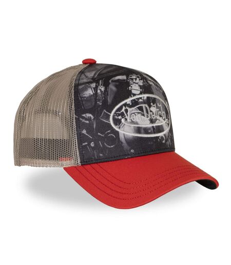 Casquette trucker imprimée en sublimation avec filet et écusson Subli Vondutch