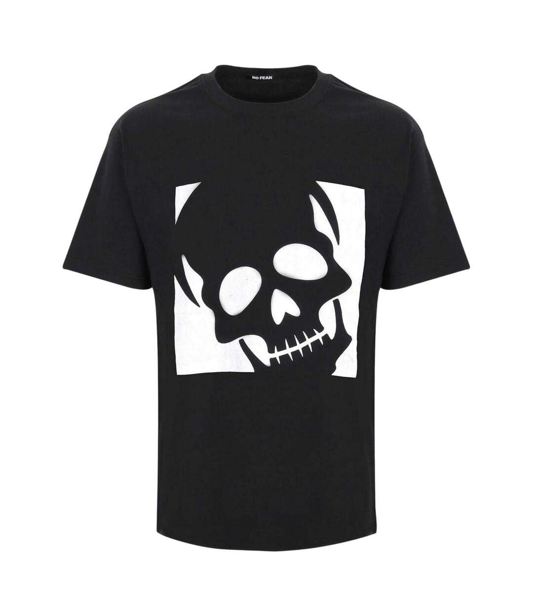T-shirt Motif/style Grand Logo Homme Noir No Fear-1