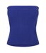Womens/ladies Knitted Mini Skirt Blue Missy Empire-2
