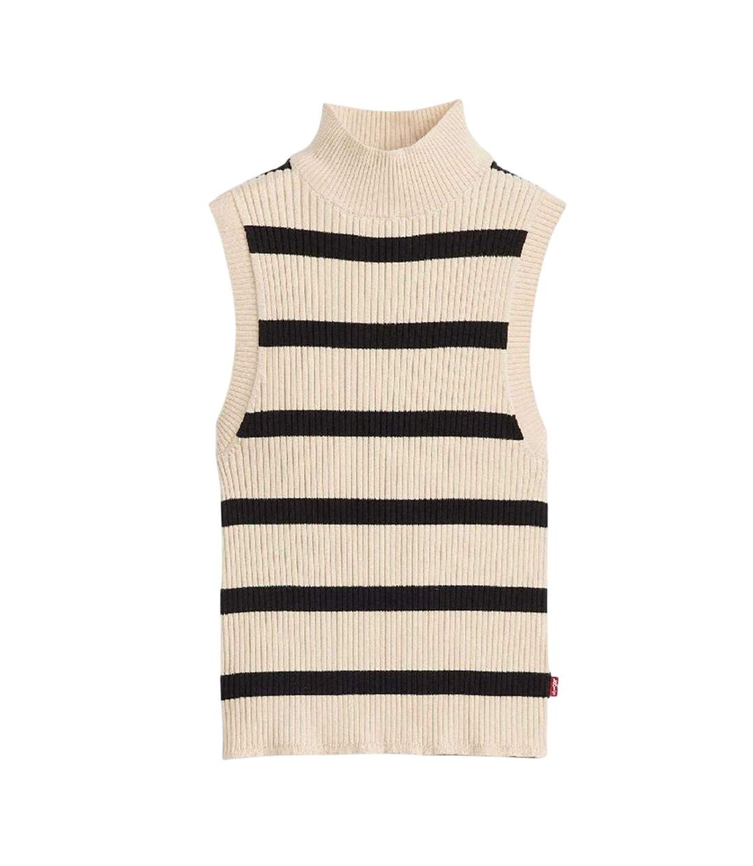 Haut Court Sans Manches Tulip Femme Crème Levis-2