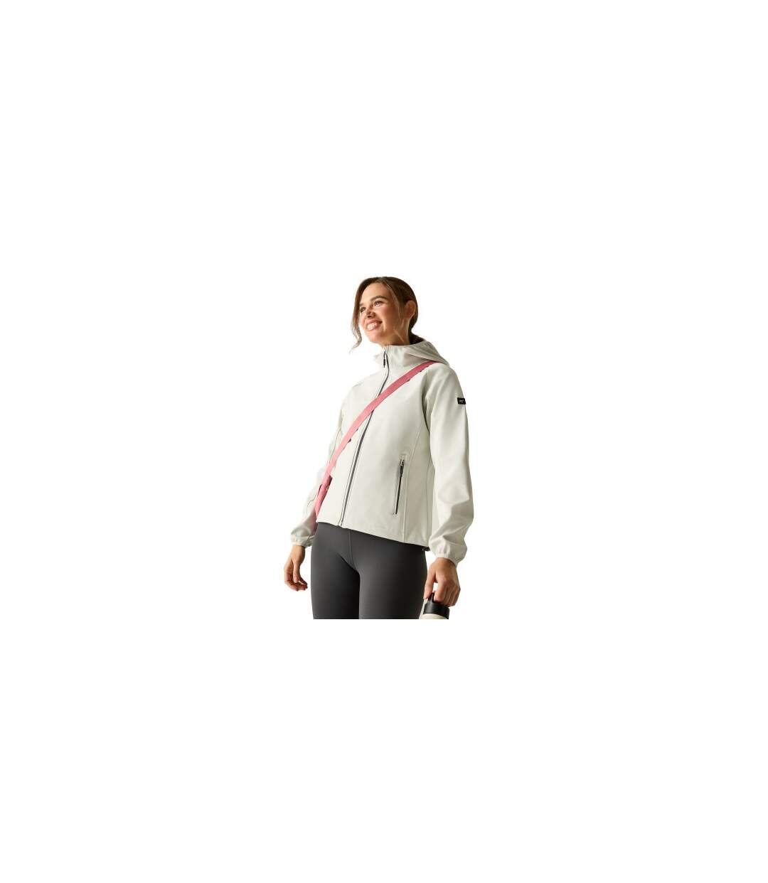 Womens/ladies Soft Shell Jacket Gray Dawn Regatta-1