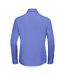 Womens/ladies Poplin Easy-care Long-sleeved Shirt Corporate Blue Russell Collection-2