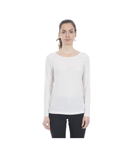 Haut Manches Longues Daintree Femme Blanc Chiné Trespass