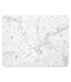Tapis de Bain à Motifs Aqua 35x45cm Blanc-1