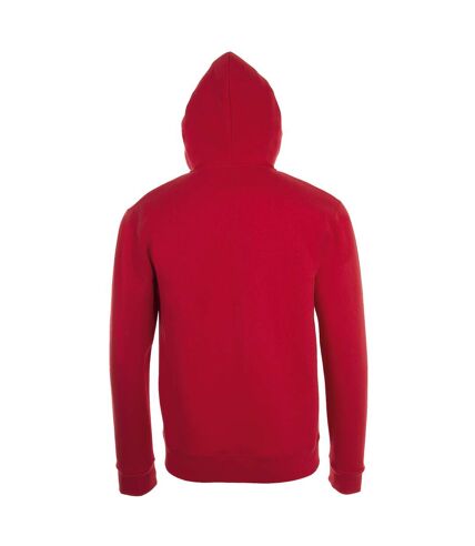 SOLS - Sweat à capuche et fermeture zippée - Homme (Rouge) - UTPC2784
